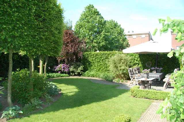 Tuin met bijzondere lichtval
