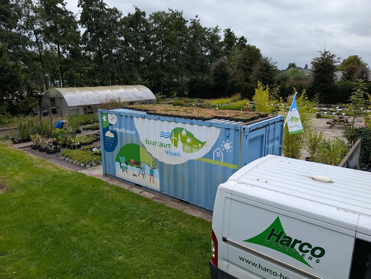 De Klimaatkamer bij hovenier Harco met tips voor een groene tuin
